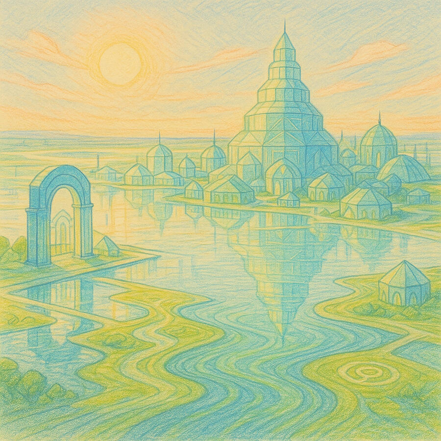 The Luminous Basin Radical transparency. All flows are visible. All actions are public.